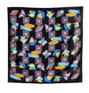 Night Migration Silk Scarf 36" x 36" also used to make Clutch bags.