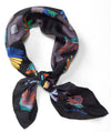 Night Migration Square Scarf (Black) by Aoudla Pudlat